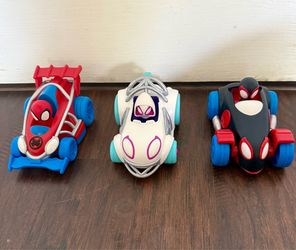 Toys-Marvel Spidey Amazing Friends Webbed Wheelies 3-Pack Cars Disney Junior