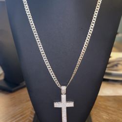 Sterling Silver Cross Set💎