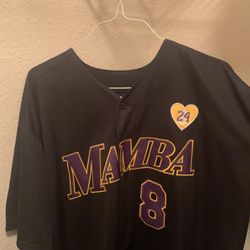 Kobe Tribute Baseball Jersey