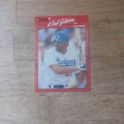 Kirk Gibson Dodgers Card With Error
