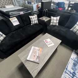 2Pc Black Couch Set $1399🖤✨