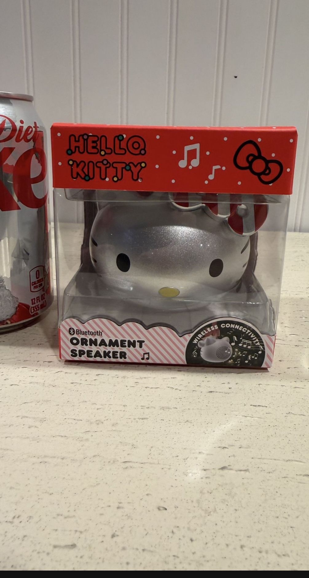 Hello Kitty Bluetooth Wireless Speaker/ornament (can Be Paired With Another Ornament Speaker)