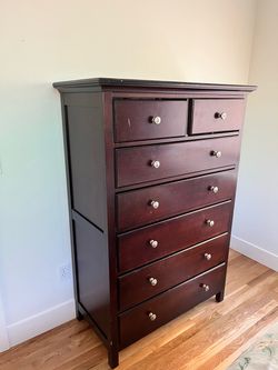 Solid wood dresser