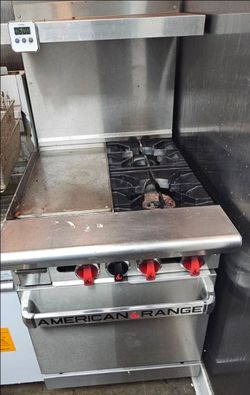 American range restaurant stove