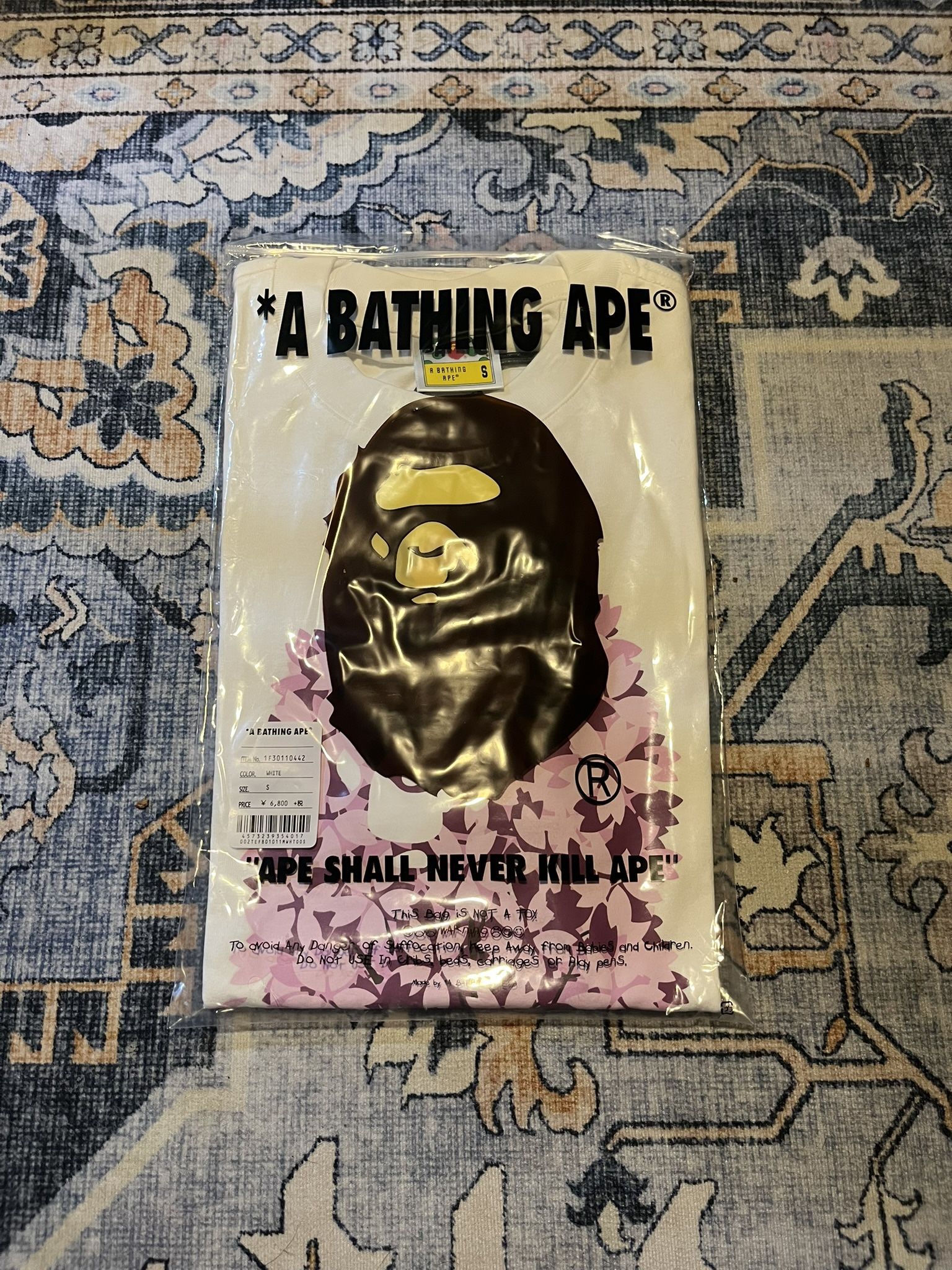 BAPE Sakura Tee (SS24) White, Size S