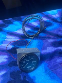 Sun Pro Water Temp Gauge with bezel