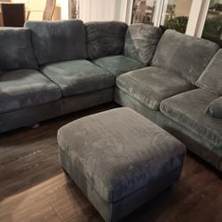 4pcs SECTIONAL SOFA W/OTTOMAN