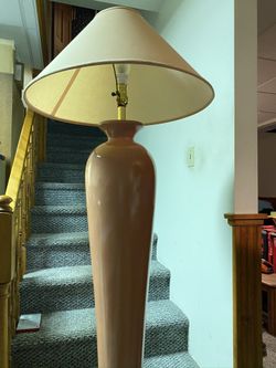 Pink Ceramic Floor Lamp