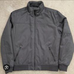 Men's Gray Aviator Pilot Jacket Banana Republic XL New