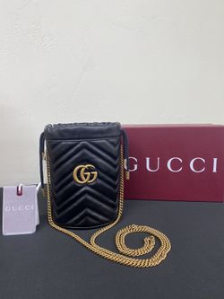GUCCI GG MARMONT MINI BUCKET BAG