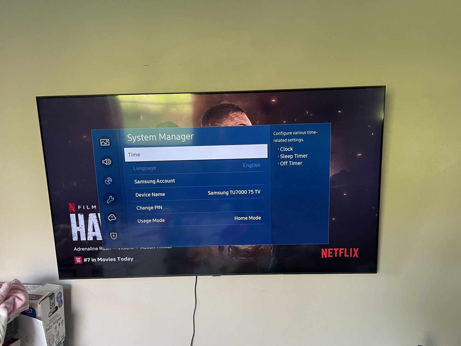 75 Inch Samsung Flat Screen Tv
