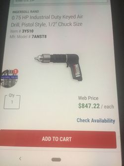 Ingersoll rand air drill