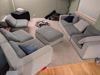 Large Costco sectional couch. FREE