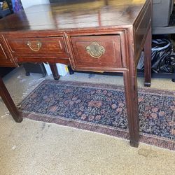 Vintage Wood Desk/Table