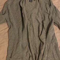 grey cardigan 