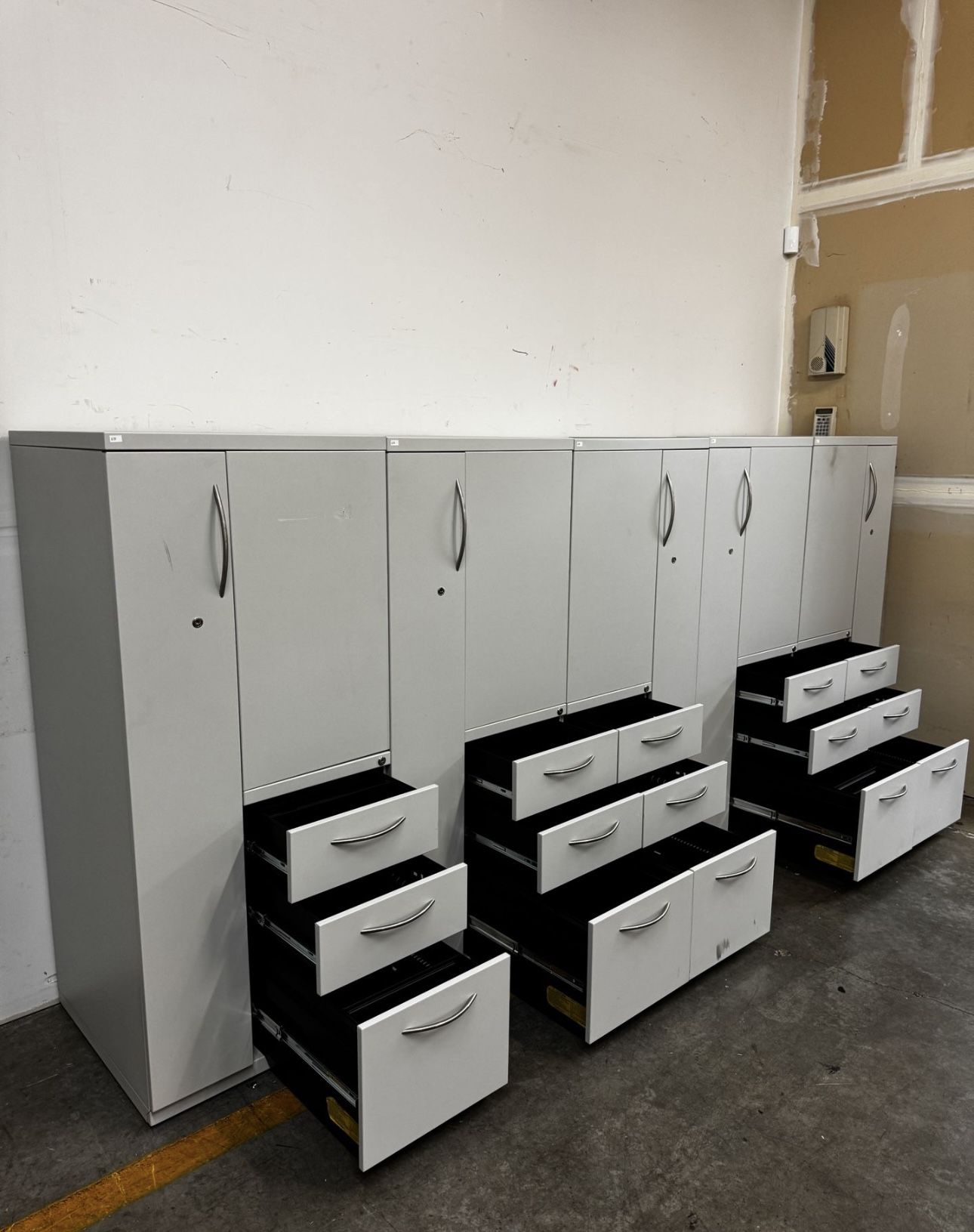 Maximize Your Storage Solutions! Used - Metal Storage Cabinets with Adjustable Shelves