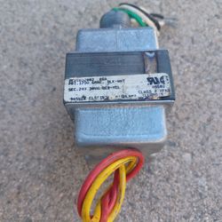 24 volts AC transformer.
