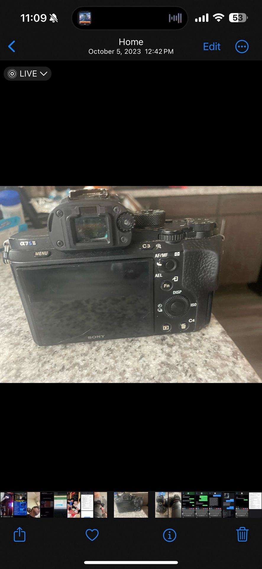 Sony A7SII(Lens Not For Sale)