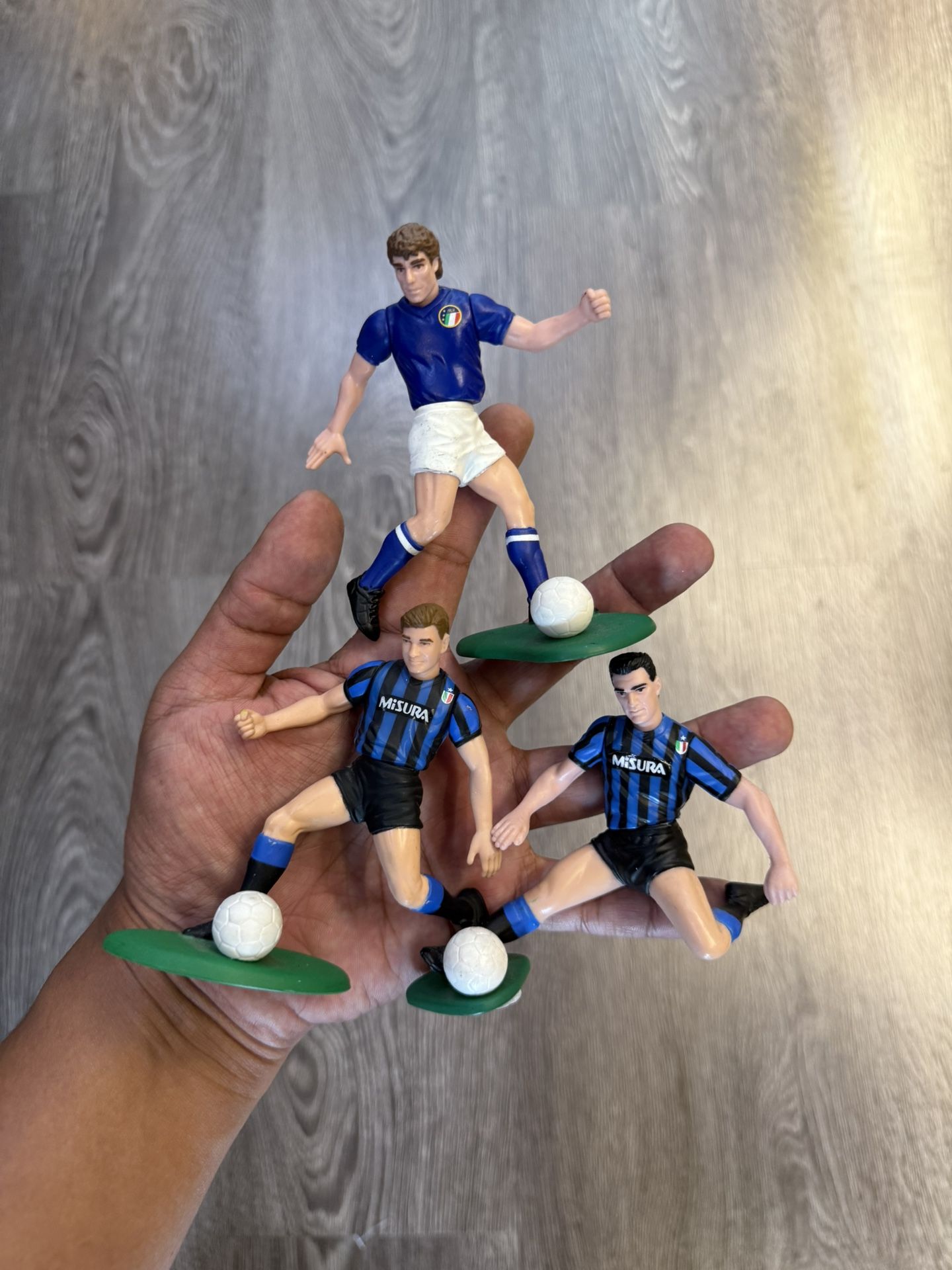 Vintage Starter Lineup Soccer Players Inter
