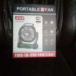 Portable 2 In 1 Fan/Light