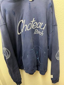 Chateau Ranch Distressed Graphic Sweatshirt
