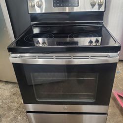 Electric Stove GE Width 30 Inches 