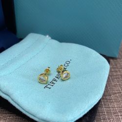 Peretti Diamond Earrings Studs