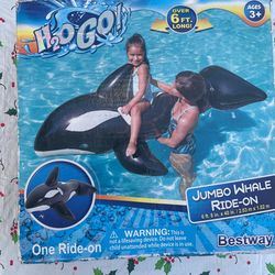 Jumbo Whale Ride On