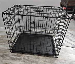 Collapsible medium size dog cage