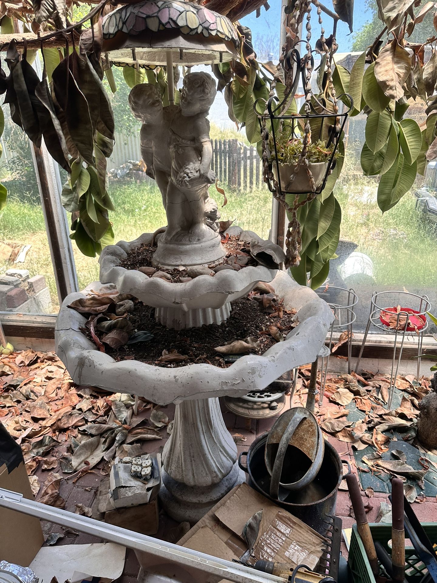 Concrete Fountain.