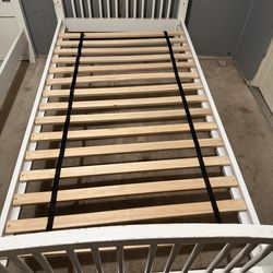 Two twin bed frames