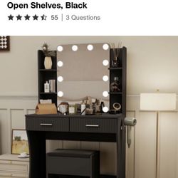 Vanity Desk With LED