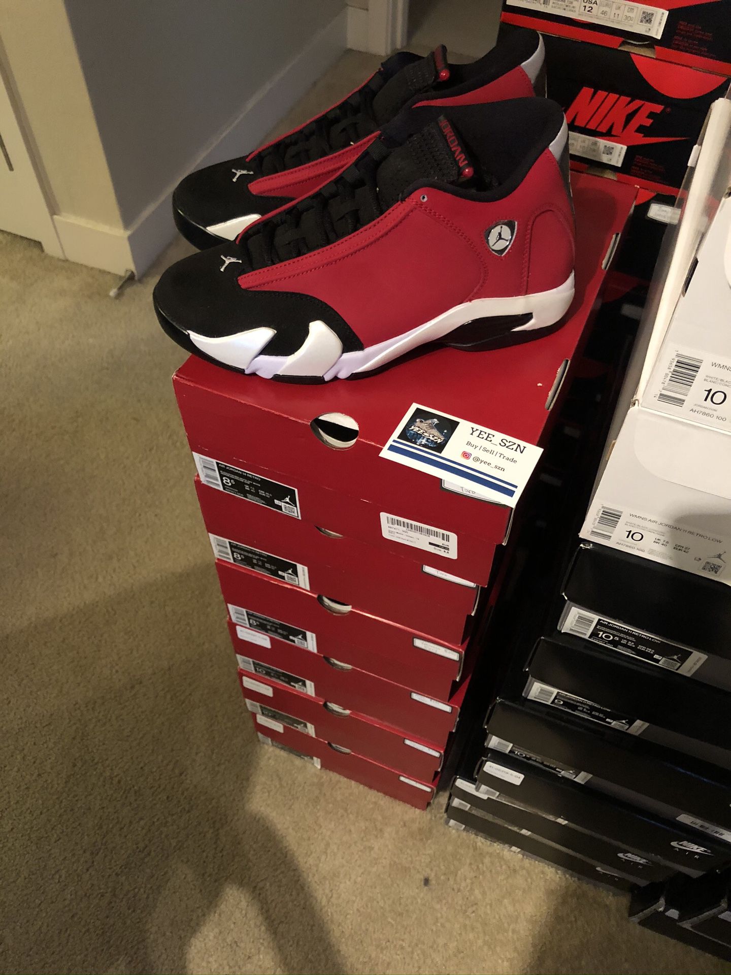Nike air Jordan 14 toro size 8.5 10.5 11 11.5 12 new