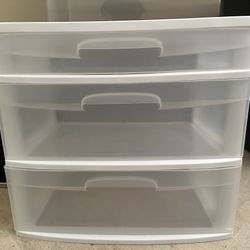 3 tier plastic drawer