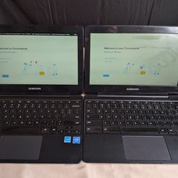 2 Samsung Chromebooks with Charger