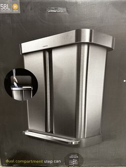 Simplehuman 58L Garbage Bin - Brand New in the box