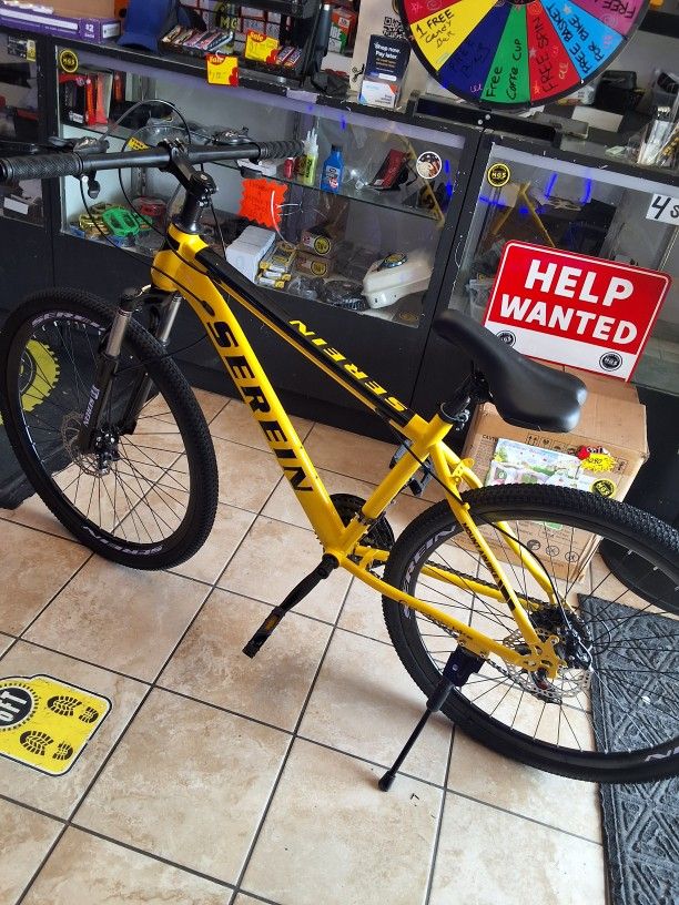 Mountain Bike Brand New  .only $299 Or Make $20 Monthly Payments 1400 Niles St Bakersfield Ca MG'S BIKE SHOP Affordable Prices