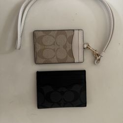 Coach Slim ID Wallet / Lanyard 