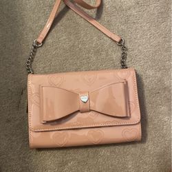 Betsy Johnson Pink Purse 