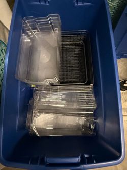New Fridge / Pantry / Bathroom Organizer Bins – Mixed Lot