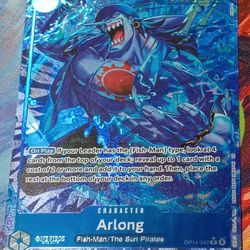 Arlong (Alternate Art) - The Azure Sea's Seven (OP14)