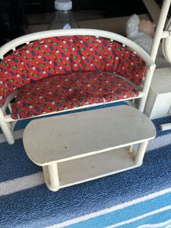 Custom Made Dollhouse Furniture. Desk W/mirror Needs To Be Glued.