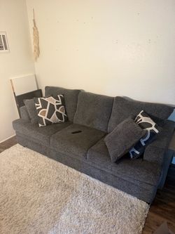 Grey couch- pretty new