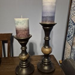 Candle Holders And Candles
