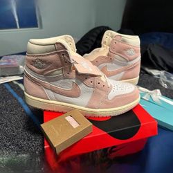 Air Jordan 1 Retro High OG Washed Pink FD2596-600 Women Size