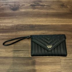 Black Victorias Secret Clutch/Wristlet