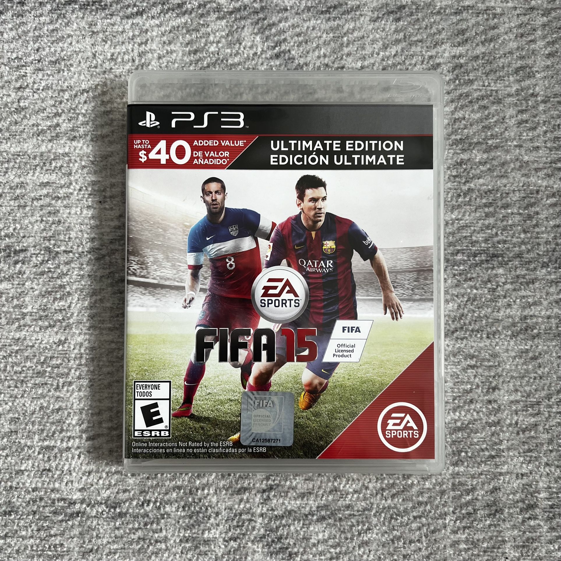 Sony PlayStation 3 PS3 EA Sports FIFA 15 Video Game CIB