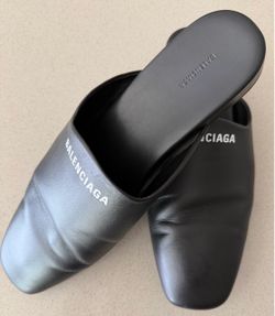 Balenciaga Leather Mule Slides 43 (10 US)