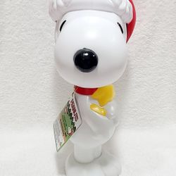 Peanuts Snoopy Hugging Woodstock 14" Lighted Blow Mold Brand New