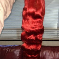 30 Inch Red Body Wave 